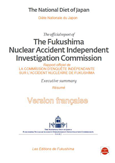 Couverture Rapport officiel de la Commission d’enquête indépendante sur l’accident nucléaire de Fukushima